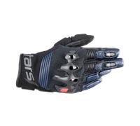 Alpinestars Halo Leather Motorcycle Gloves Dark Blue/BlackS Dark Blue,Black