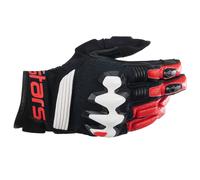 Alpinestars Halo Motorcycle Gloves, black-white-red, size M for Men