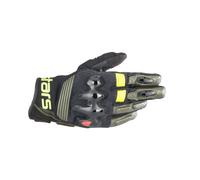 Alpinestars Halo Leather Motorcycle Gloves Black/YellowM Black,Yellow