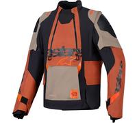 Alpinestars Halo Pro Drystar XF Laminated Motorcycle Textile - Walnut/Rust/Black