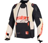 Alpinestars Halo Pro Drystar XF waterproof Motorcycle Textile Jacket, black-orange, size S for Men