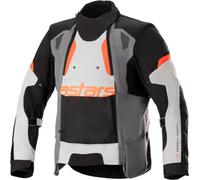 Alpinestars Harok Drystar Motorcycle Textile Jacket, black/grey/orange, size L