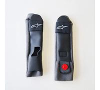Alpinestars R10 Motorcycle Motorbike Helmet Spares Chin Strap Covers - Black