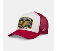 Alpinestars Heritage Patch Trucker Hat White Red