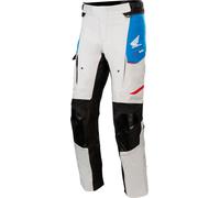 Alpinestars Honda Andes v3 Drystar Motorcycle Textile Pants, grey/blue, size S
