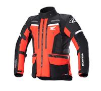 Alpinestars Honda Bogota Pro Drystar Waterproof Motorcycle Textile Jacket, black-red, size L for Men