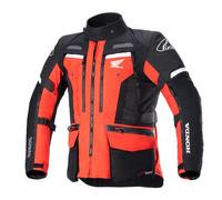 Alpinestars Honda Bogota Pro Drystar Waterproof Motorcycle Textile Jacket, black-red, size 3XL for Men