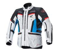 Alpinestars Honda Bogota' Pro Drystar® Motorcycle Jacket - Ice Gray/Blue/Red