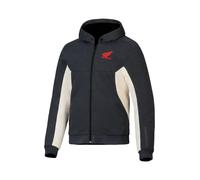 Alpinestars Honda Chrome V3 Sport Logo Motorcycle Zip Hoodie, black-grey, size S for Men