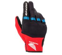 Alpinestars Copper Honda Mens Textile Motorcycle Gloves Black/Red MD