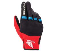Alpinestars Honda Copper Motorcycle Gloves, black-red-blue, size M for Men