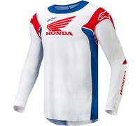 Alpinestars Honda Racer Iconic Motocross Jersey, white/blue/red, size XXL