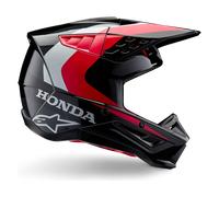 Alpinestars Honda S-M5 MX Helmet Glossy Black/RedM Glossy Black,Red