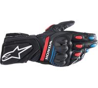 Alpinestars Honda SP-8 V3 Motorcycle Gloves, black-red-blue, size L for Men