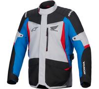 Alpinestars Honda ST-1 waterproof Motorcycle Textile Jacket, black-grey-blue, size 4XL for Men