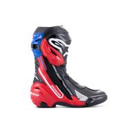 Alpinestars Honda Supertech R Boots Black Bright Red Blue, Size: 46