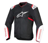 Alpinestars Honda T-Sps Air V2 Motorcycle Textile Jacket, black-white-red, size L for Men