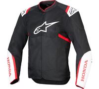 Alpinestars Honda T-Sps Air V2 Motorcycle Textile Jacket, black/white/red, size S