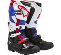 Alpinestars Honda Tech 7 Enduro Drystar waterproof Motocross Boots, black-white-red-blue, size 48 for Men
