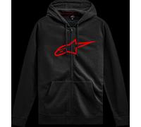 Alpinestars HOODIE ZIP AGELESS V3 BLK/RD 2X 1244-51490-1030-2X