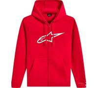 Alpinestars HOODIE ZIP AGELESS V3 RED/WHIT 1244-51490-3020-2XL