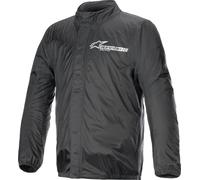 Alpinestars Hurricane V2 Rain Waterproof Motorcycle Motorbike Over Jacket Black