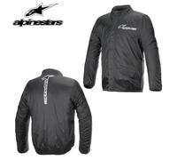 Alpinestars Hurricane V2 Rain Waterproof Motorcycle Motorbike Over Jacket Black
