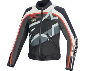 Alpinestars Idles waterrepellent Ladies Motorcycle Textile Jacket, black-white-red, size M for Men