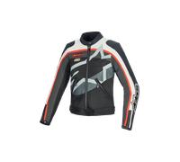 Alpinestars Idles waterrepellent Ladies Motorcycle Textile Jacket, black-white-red, size 2XL for Men