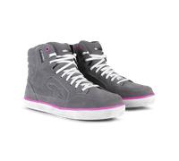 Alpinestars J-6 Waterproof Ladies Motorcycle Shoes, grey-pink-purple, size 37 for Women