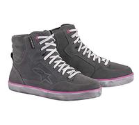 Alpinestars J-6 Waterproof Ladies Motorcycle Shoes, grey-pink-purple, size 40 for Women