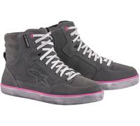 ALPINESTARS ALPINESTARS - Boots Stella J-6 Waterproof Lady Light Gray / Fuchsia 8.5 (EU 40.5)