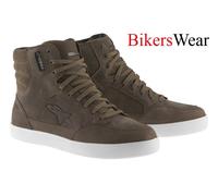 Alpinestars J 6 WP Brown Waterproof Suede Motorcycle Ankle Shoes US SIZES J-6