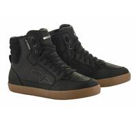 Alpinestars J6 Black with Gum Sole WProof Motorcycle Leather/Suede Ankle Boots