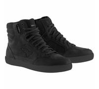 ALPINESTARS J6 J-6 WATERPROOF LEATHER SHORT CASUAL MOTORCYCLE RIDING SHOES BLACK