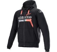 Alpinestars Chrome Ignition Motorcycle Textile Jacket, black-red, size XL