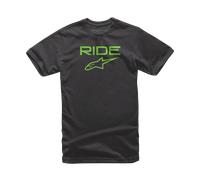 Alpinestars Juvy Ride 2.0 Tee Black Green, Size: 4