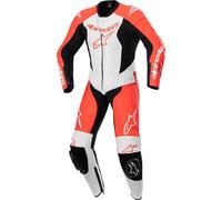 Alpinestars Kids GP Plus V2 One Piece Leather Suit - Red Fluo / White / Black