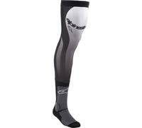 Alpinestars Knee Brace Motocross Socks, black/white, size S/M