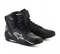 Alpinestars Lace-Up Boots - Men's Faster-4 Riding Shoes - Black/White