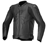 Alpinestars Leather Motorcycle Jacket Dusk Black 310042510