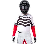 Alpinestars Limited Edition Techstar Deep Jersey Black White High Red, Size: XXL