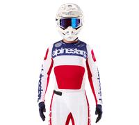 Alpinestars Limited Edition Techstar Fortitude Jersey Bright Red White Blue, Size: XXL