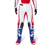 Alpinestars Limited Edition Techstar Fortitude Pants Bright Red White Blue, Size: 36