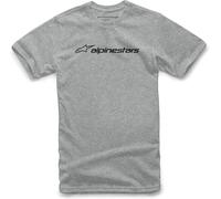 Alpinestars Linear Combo Short Sleeve T-Shirt- Men Casual wear tee -Heather Grey
