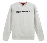 Alpinestars Linear Crew Fleece Fashionable Casual Wear Sweatshirt Silver / Black