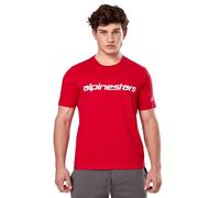 Alpinestars Linear Wordmark 2.0 CSF T-Shirt Red White