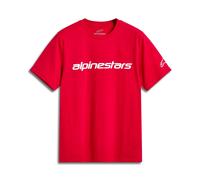 Alpinestars Linear Wordmark 2.0 CSF T-Shirt Red White