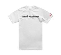 Alpinestars Linear Wordmark 2.0 Short Sleeve T-shirt White S Men