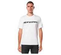 Alpinestars Linear Wordmark 2.0 T-Shirt, white, size S for Men